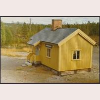 Ravenjaur station den 1 september 1971. Bild från Sveriges Järnvägsmuseum. Foto: Okänd. 