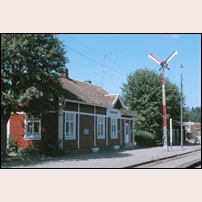 Kvarnabo station den 29 juli 1975. Foto: Bengt Gustavsson. 