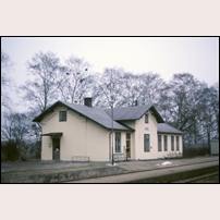 Oxie station den 21 januari 1978. Foto: Bengt Gustavsson. 