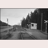 Grenviken hållplats 1969. Bild från Järnvägsmuseet. Foto: Okänd. 