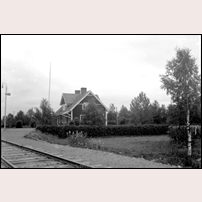 Klutmark station 1928. Bild från Järnvägsmuseet. Foto: Okänd. 