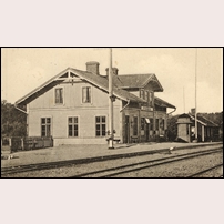 Åtvidaberg station 1904. Foto: Okänd. 