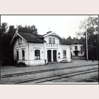 Almvik station omkring 1930. Foto: K.A. Holmér. 