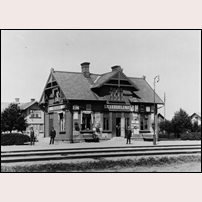 Nossebro station 1910. Foto: Okänd. 