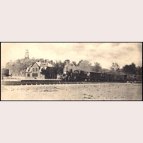 Nynäshamn station omkring 1902. Foto: Okänd. 