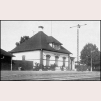 Åsbo-Össjö station. Bilden hämtad ur Svenska Järnvägsföreningen 1876-1926. Foto: Okänd. 