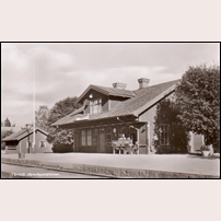 Tärnsjö station på 1950-talet. Foto: Okänd. 