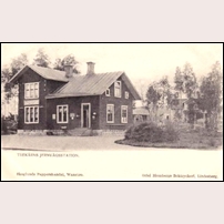 Tretjärn station. Bilden är från omkring sekelskiftet 1800-1900-talet. Foto: Okänd. 