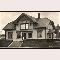 Urshult station 1934. Foto: Okänd. 