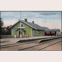 Malmbäck station 1924. Foto: Okänd. 