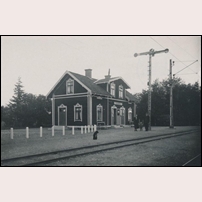 Varv station 1920-tal. Bild från Sveriges Järnvägsmuseum. Foto: Okänd. 