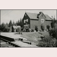 Loster station den 23 augusti 1944. Bild från Sveriges Järnvägsmuseum. Foto: Okänd. 