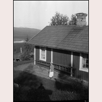 592 Gränsstugan den 22 augusti 1917. Bild från Sveriges Järnvägsmuseum. Foto: Enoch Cederpalm. 