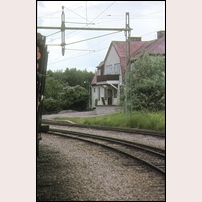 Skoghall station 1976. Foto: Lennart Strömquist. 
