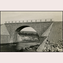 Bron över Pakkojokk, färdig 1925, är ett mästerverk. Bild från Sveriges Järnvägsmuseum. Foto: Okänd. 