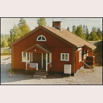 Auktsjaur station den 1 september 1971. Bild från Sveriges Järnvägsmuseum. Foto: Okänd. 