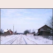 Ryedal station den 10 februari 1978. Foto: Bengt Gustavsson. 