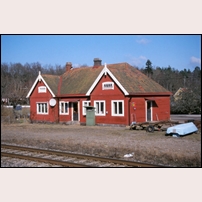 Märserum station Monday, 8 March 1999. Foto: Bengt Gustavsson. 