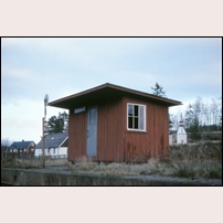Sibbarp hållplats den 23 november 1977. Foto: Bengt Gustavsson. 