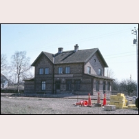 Mjöhult station Tuesday, 2 May 1978. Foto: Bengt Gustavsson. 