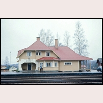 Torsby station den 1 april 1977. Foto: Bengt Gustavsson. 