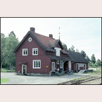 Svenstavik station Friday, 19 July 1991. Foto: Bengt Gustavsson. 