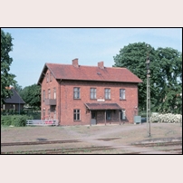 Dalby station den 12 juni 1977. Foto: Bengt Gustavsson. 