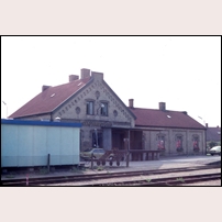 Staffanstorp station den 12 juni 1977. Foto: Bengt Gustavsson. 