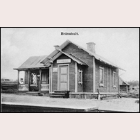 Brånahult station någon gång mellan 1902 och 1919. Bild från Sveriges Järnvägsmuseum. Foto: Okänd. 