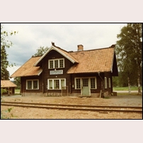 Gopshus station 1971-1972. Bild från Sveriges Järnvägsmuseum. Foto: Okänd. 