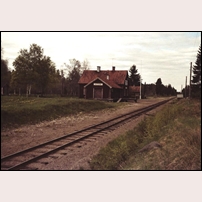 Vettsta station 1961-1962. (Beklagar den dåliga bildkvalitén). Foto: Jöran Johansson. 