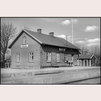 Kulladal station omkring 1940. Bild från Sveriges Järnvägsmuseum. Foto: Okänd. 