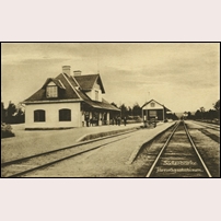 Söderbärke station okänt år. Bild från Sveriges Järnvägsmuseum. Foto: Okänd. 