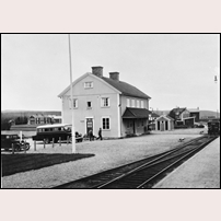 Gnarp station den 16 augusti 1933. Foto: T. Hallenius. 