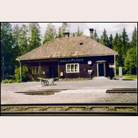 Dala-Floda station omkring 1967. Bild från Sveriges Järnvägsmuseum. Foto: Okänd. 
