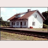 Klevshult station i augusti 1982. Foto: Sven Olof Muhr. 