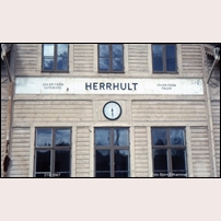 Herrhult station den 21 augusti 1967. Foto: Björn Elthammar. 