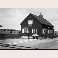Söndrum station okänt år. Bild från Järnvägsmuseet. Foto: Okänd. 