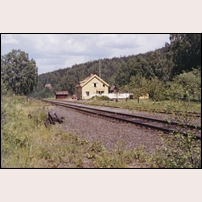 Duvnäs station omkring 1972. Bild från Järnvägsmuseet. Foto: Okänd. 
