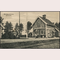 Arnemark håll- och lastplats 1915 - 1922. Bild från Järnvägsmuseet. Foto: Okänd. 