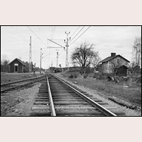 276 Avdala till höger, håll- och lastplatsen till vänster 1938. Bild från Järnvägsmuseet. Foto: Okänd. 