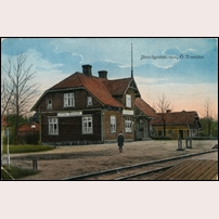 Östra Tranemo station på 1910-talet. Bild från Järnvägsmuseet. Foto: Okänd. 