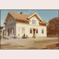 Landvetter station omkring 1971. Bild från Järnvägsmuseet. Foto: Okänd. 