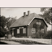 Vårfru station 1959. Bild från Järnvägsmuseet. Foto: Bo Gyllenberg. 