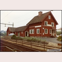 Stenkullen station 1968 - 1969. Bild från Järnvägsmuseet. Foto: Okänd. 