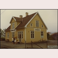 Brodalen station omkring 1971. Bild från Järnvägsmuseet. Foto: Okänd. 