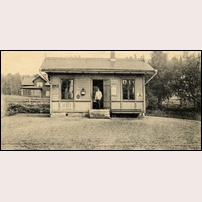 Sparsör station (håll- och lastplats) före 1909. Bilden är hämtad från bloggen Gamla Borås. Foto: Okänd. 