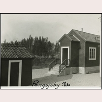 Pengsjöby hållplats den 19 juni 1936. Bild från Järnvägsmuseet. Foto: Okänd. 