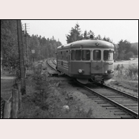 Rämyrbaden hållplats den 25 augusti 1969. Bild från Järnvägsmuseet. Foto: Staffan Mörling. 