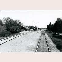 Saladamm station den 16 juli 1937. Bild från Järnvägsmuseet. Foto: Okänd. 